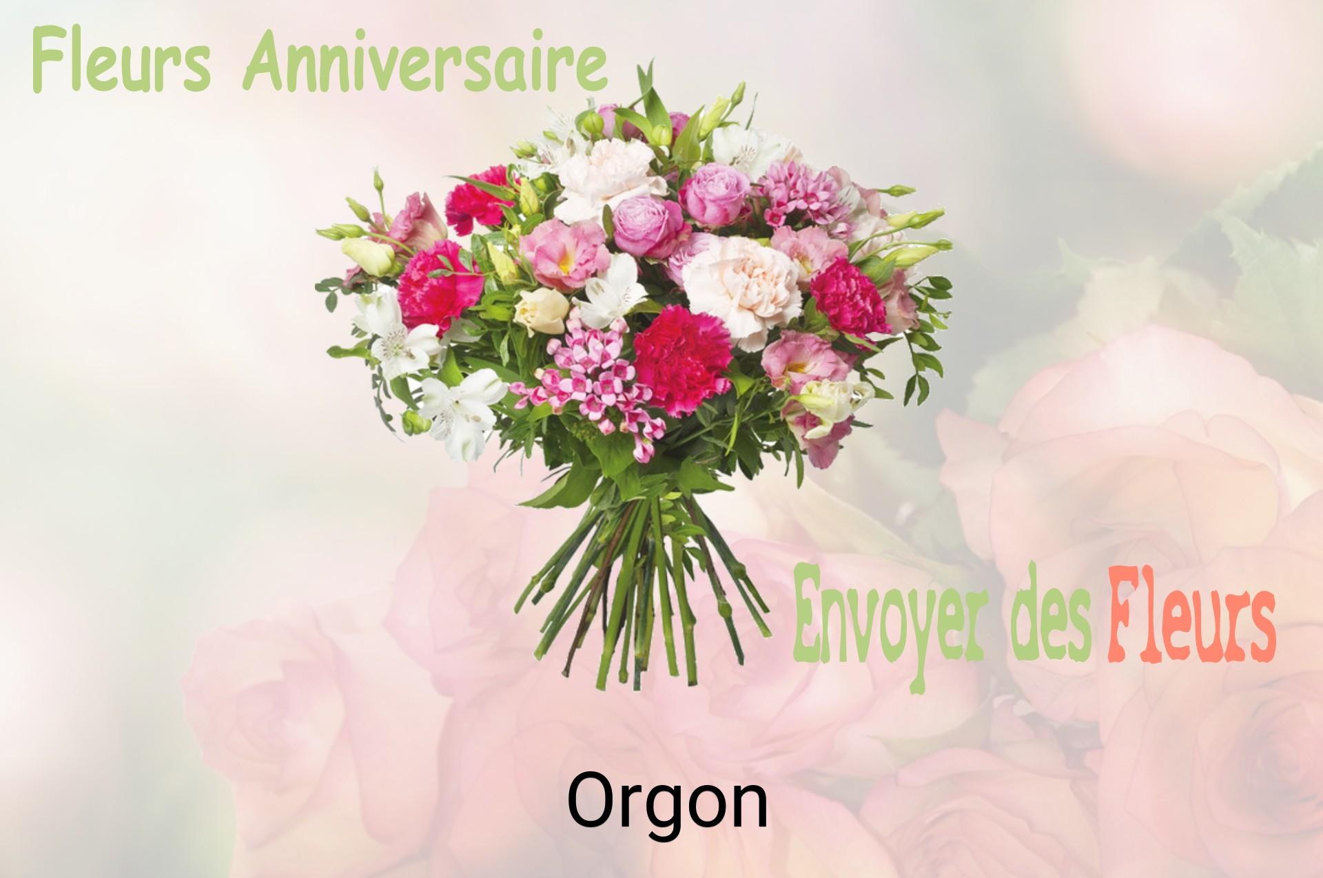 Bouquet de fleurs d’anniversaire livré à Orgon