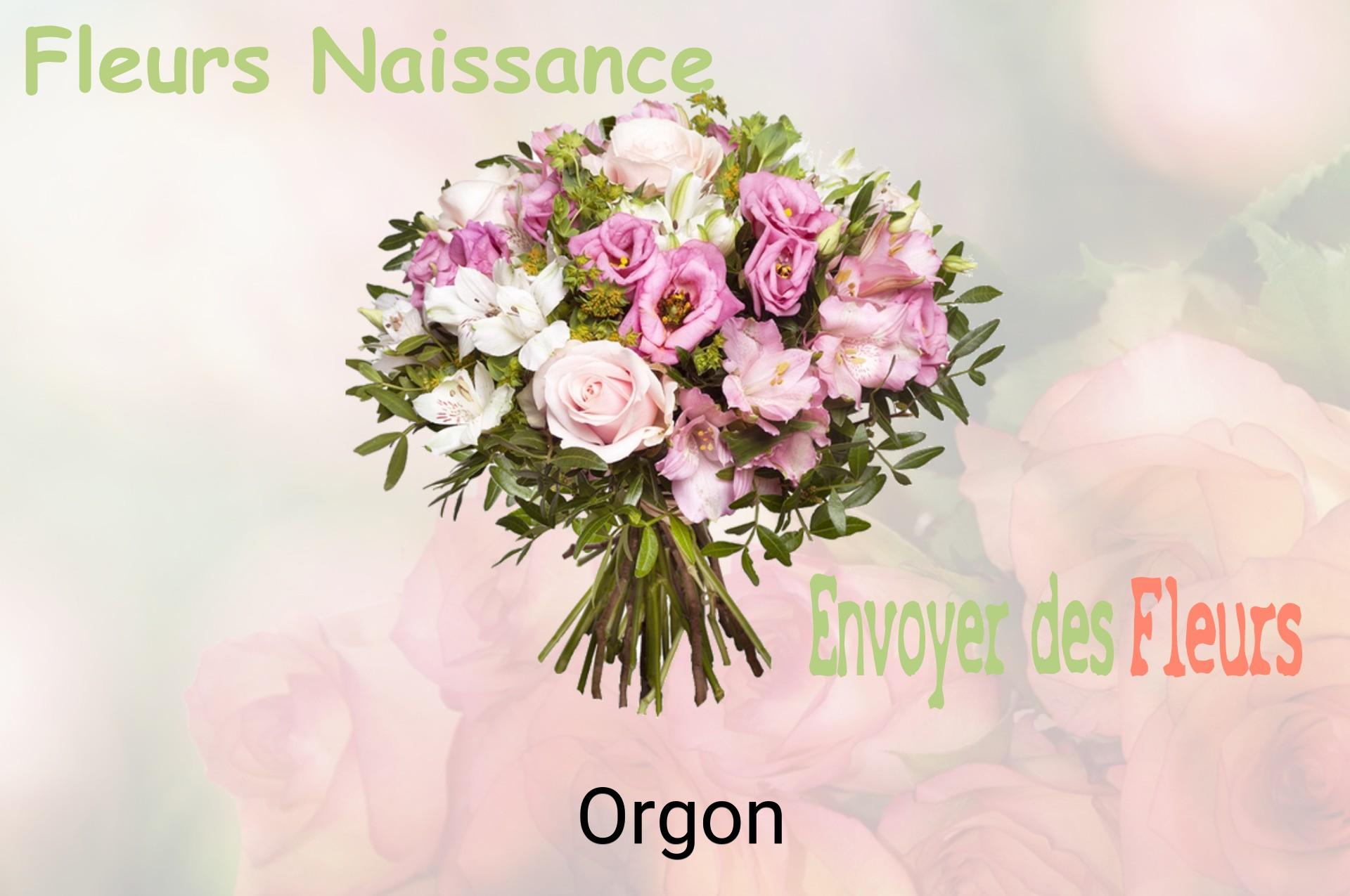 Bouquet de fleurs de naissance livré à Orgon